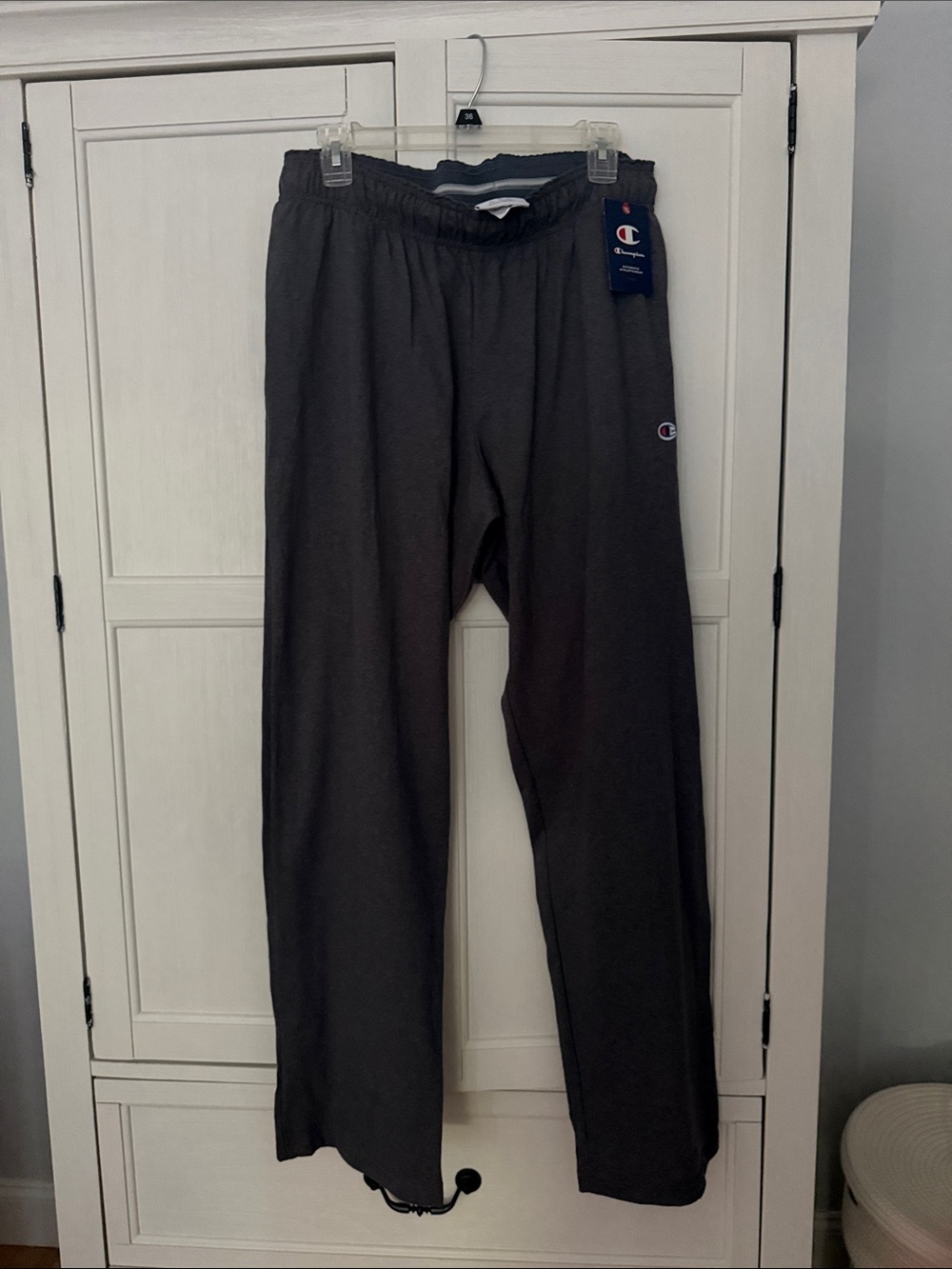 Champion Men's Dark Grey Jogger Sweatpants
